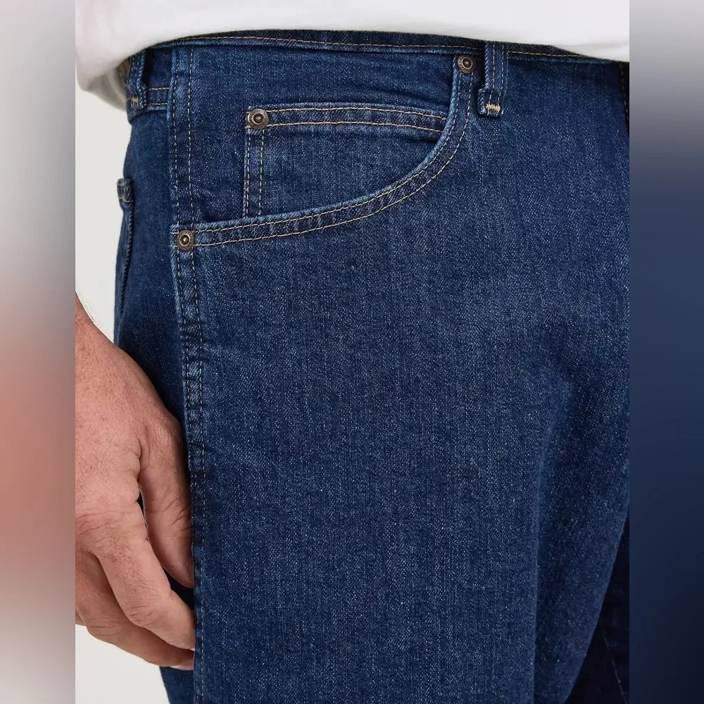 Wrangler Dark Blue Jean Shorts for Men